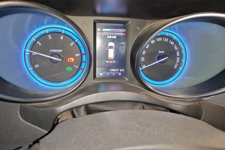 Used Karry K60 2017 1.5L Manual Flagship Model Odometer Close Up