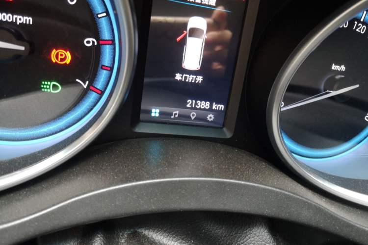 Used Karry K60 2017 1.5L Manual Flagship Model Odometer Close Up