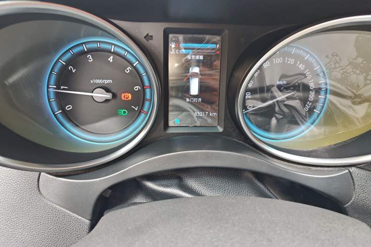 Used Karry K60 2017 1.5L Manual Luxury Model Odometer Close Up