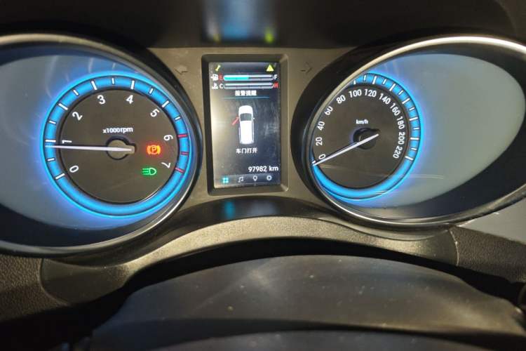 Used Karry K60 2017 1.5L Manual Flagship Model Odometer Close Up