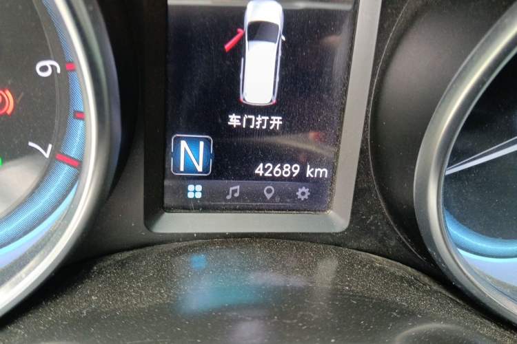 Used Karry K60 2017 1.5L Automatic Luxury Model Odometer Close Up