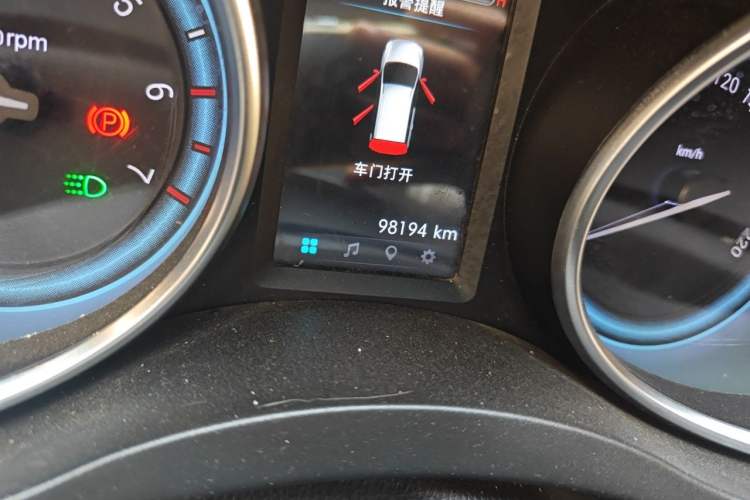 Used Karry K60 2017 1.5L Manual Flagship Model Odometer Close Up