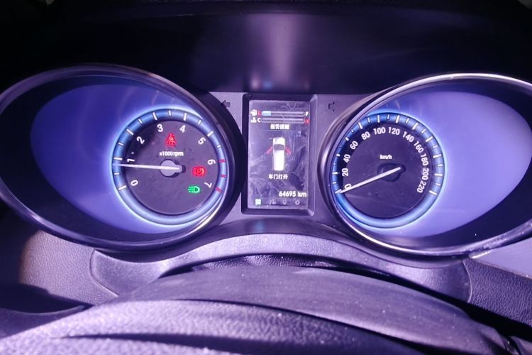 Used Karry K60 2017 1.5L Manual Flagship Model Odometer Close Up