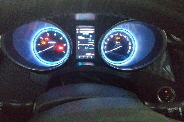 Used Karry K60 2017 1.5L Manual Flagship Model Odometer Close Up