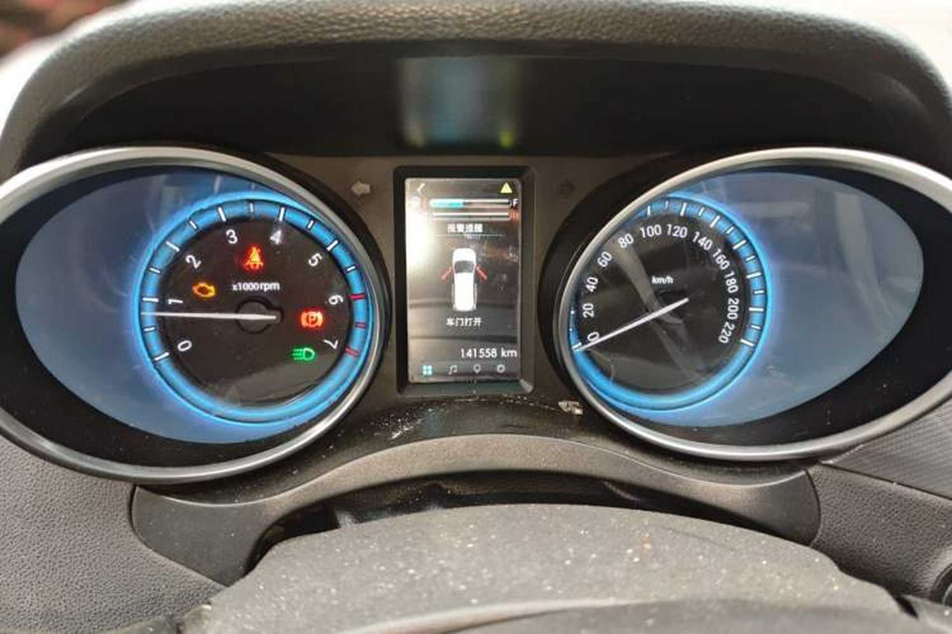 Used Karry K60 2017 1.5L Manual Luxury Model Odometer Close Up