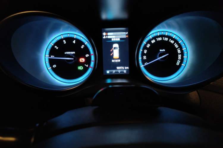 Used Karry K60 2017 1.5L Manual Luxury Model Odometer Close Up