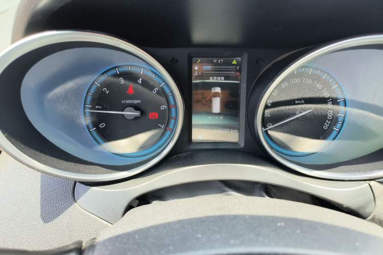 Used Karry K60 2017 1.5L Manual Comfort Model Odometer Close Up