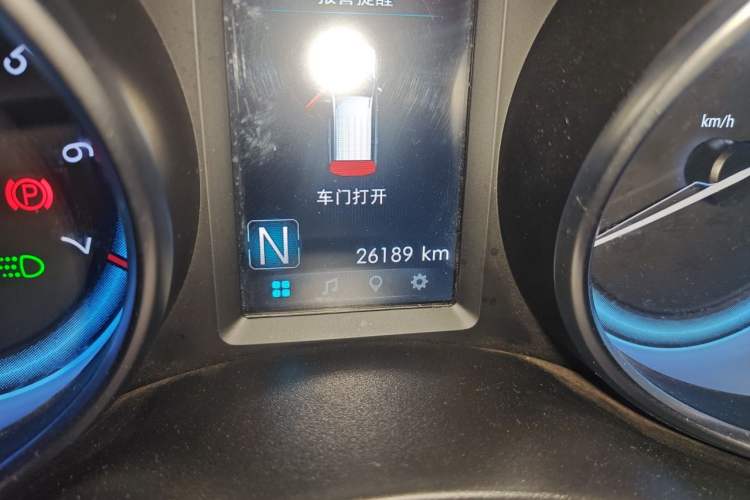 Used Karry K60  Odometer Close Up