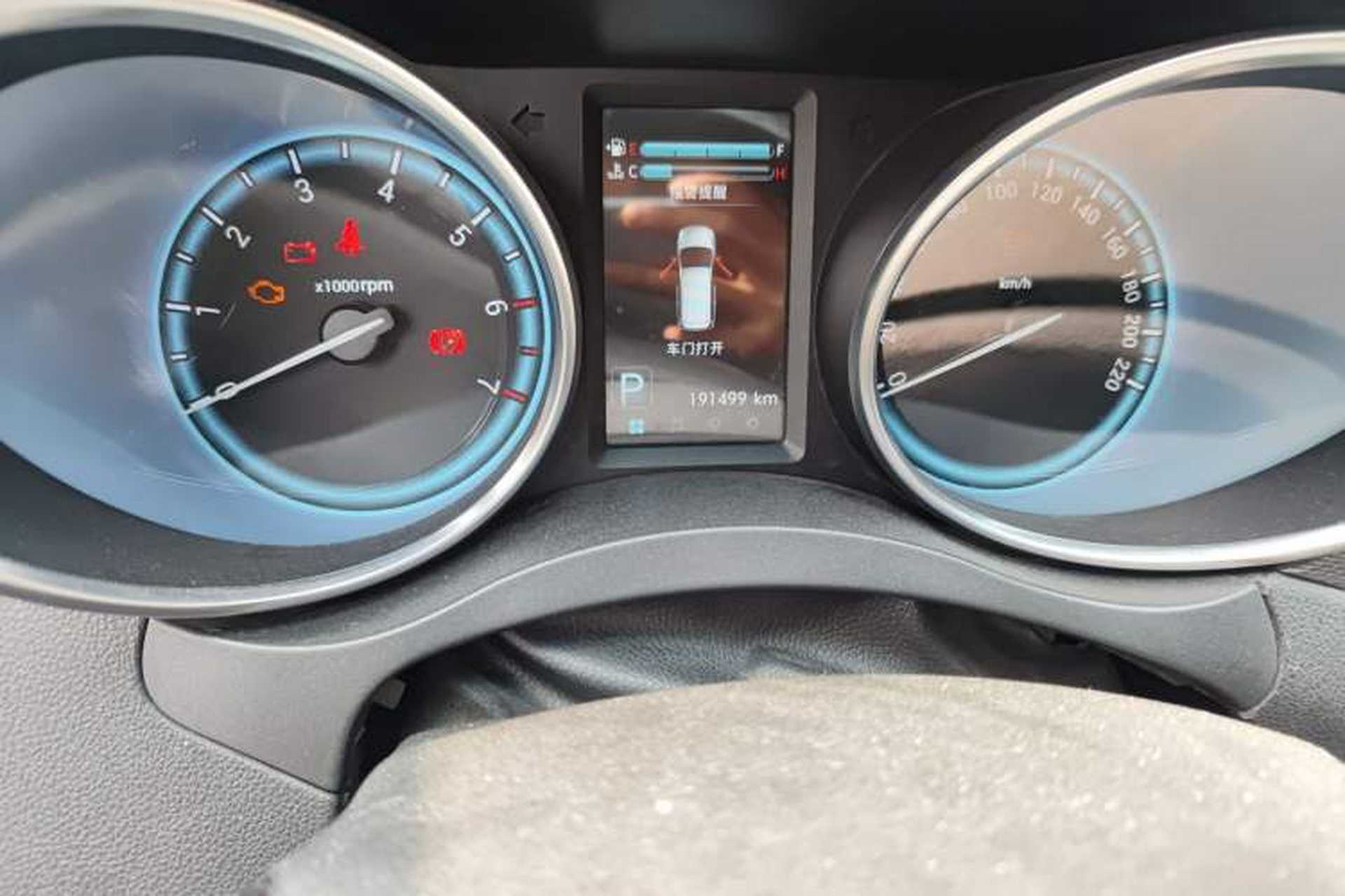 Used Karry K60 2018 1.5L Automatic Luxury Model Odometer Close Up