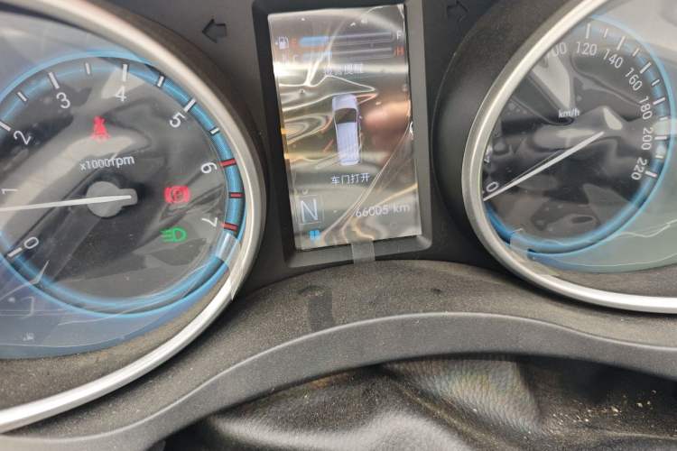 Used Karry K60 2018 1.5L Automatic Luxury Model Odometer Close Up