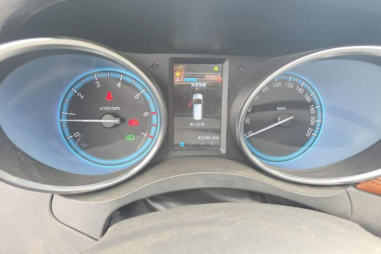 Used Karry K60 2018 1.5T Manual Flagship Model Odometer Close Up