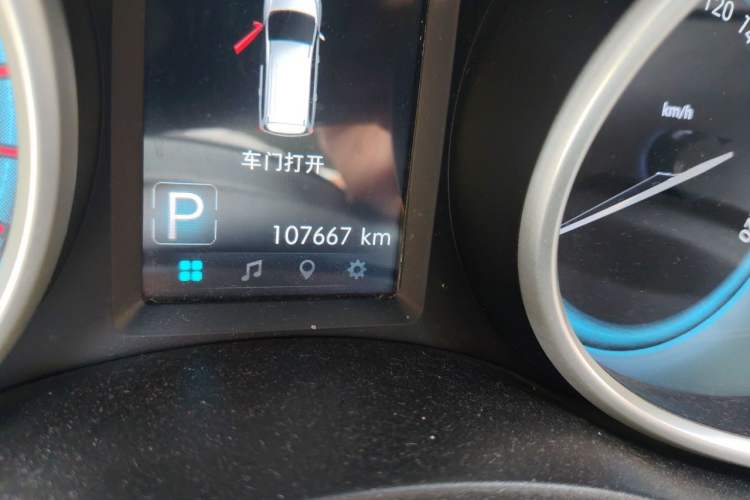Used Karry K60 2018 1.5L Automatic Luxury Model Odometer Close Up
