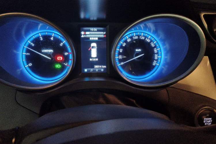 Used Karry K60 2020 1.5T Manual Luxury Version Odometer Close Up