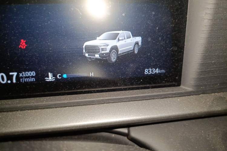 Used Karry K60  Odometer Close Up