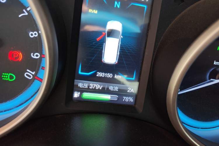 Used Karry K60EV 2019 351 Luxury Version Odometer Close Up