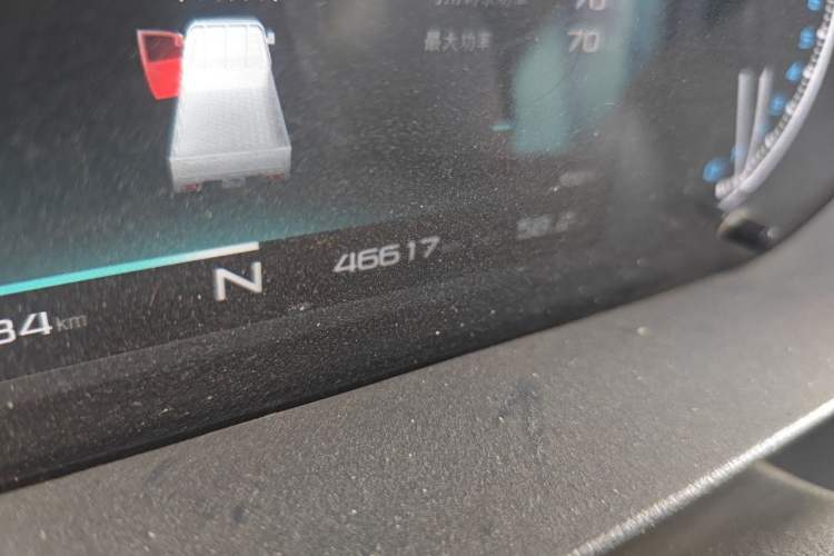 Used Karry Xiaoxiang X5 2024 Cargo Truck Odometer Close Up