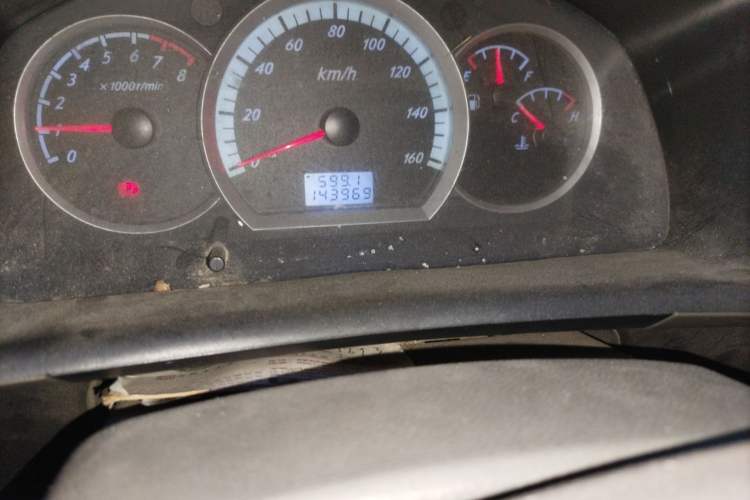 Used Karry Youyou 2010 1.0L Base Version Odometer Close Up