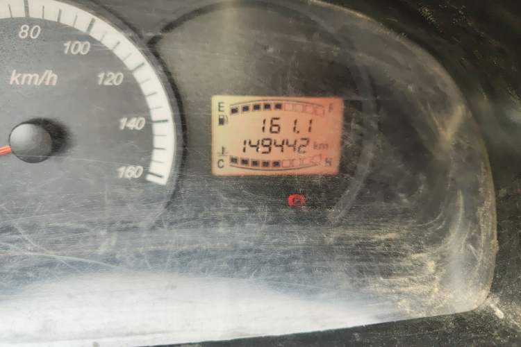 Used Karry Youyou 2012 1.2L Extended Standard Version Odometer Close Up