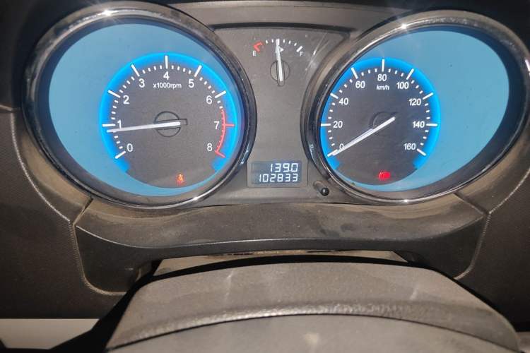 Used Karry Youyou 2012 1.2L Extended Standard Type I Odometer Close Up