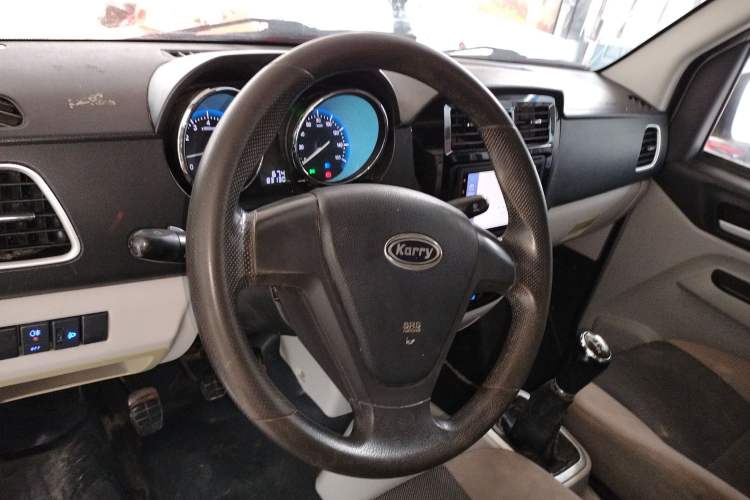 Used Karry Youyou 2018 1.2L Extended Cargo Van Standard Model 2 Seats Steering Wheel