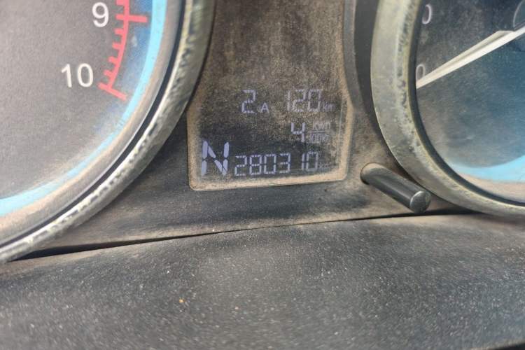 Used Karry Youyou EV 2018 40 kWh Standard Version Odometer Close Up