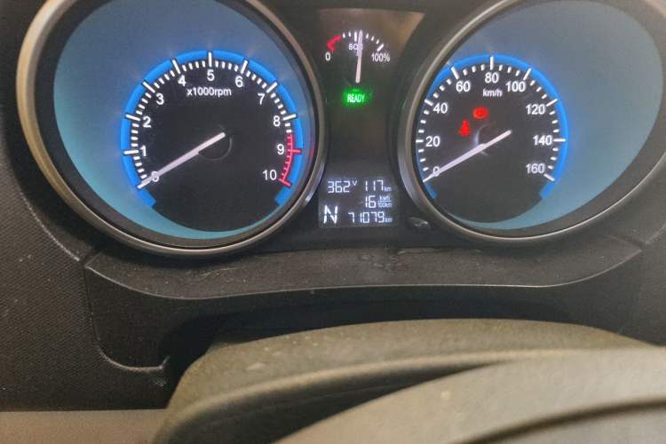 Used Karry Youyou EV 2018 40 kWh Standard Version Odometer Close Up