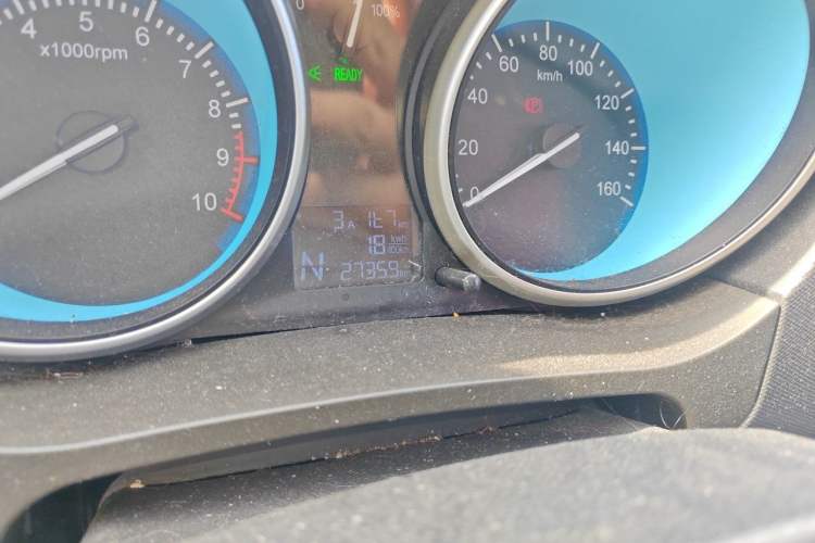 Used Karry Youyou EV 2018 40 kWh Standard Version Odometer Close Up