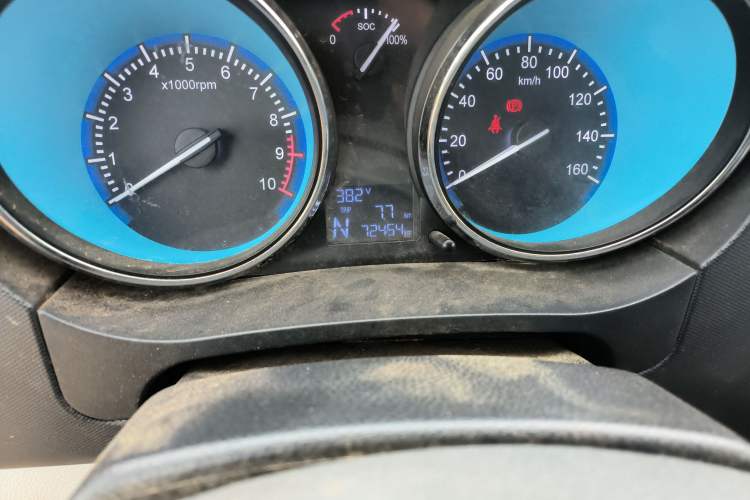 Used Karry Youyou EV 2018 34 kWh Standard Version Odometer Close Up