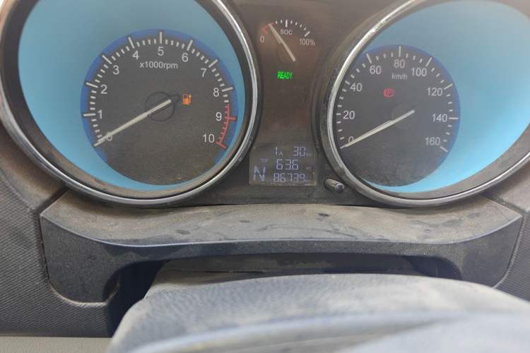 Used Karry Youyou EV  Odometer Close Up