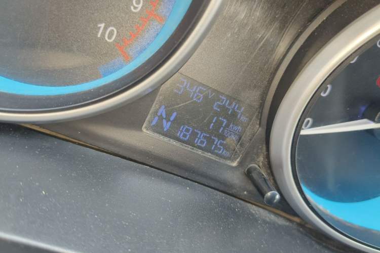 Used Karry Youyou EV 2019 Revised Version Comfortable Type SQR5032 Odometer Close Up