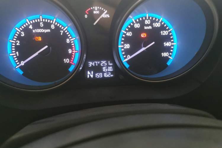 Used Karry Youyou EV 2019 Revised Version Comfortable Type SQR5032 Odometer Close Up