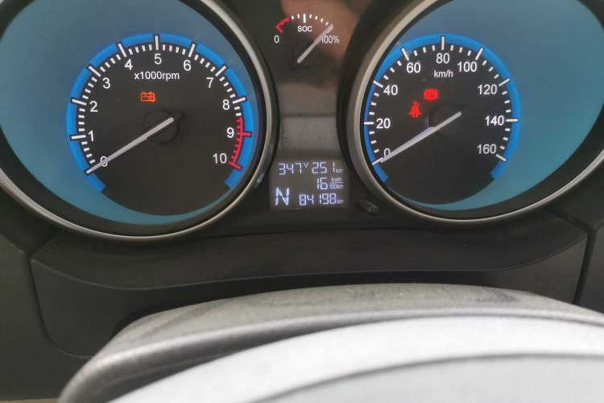 Used Karry Youyou EV 2019 Revised Version Comfortable Type SQR5032 Odometer Close Up