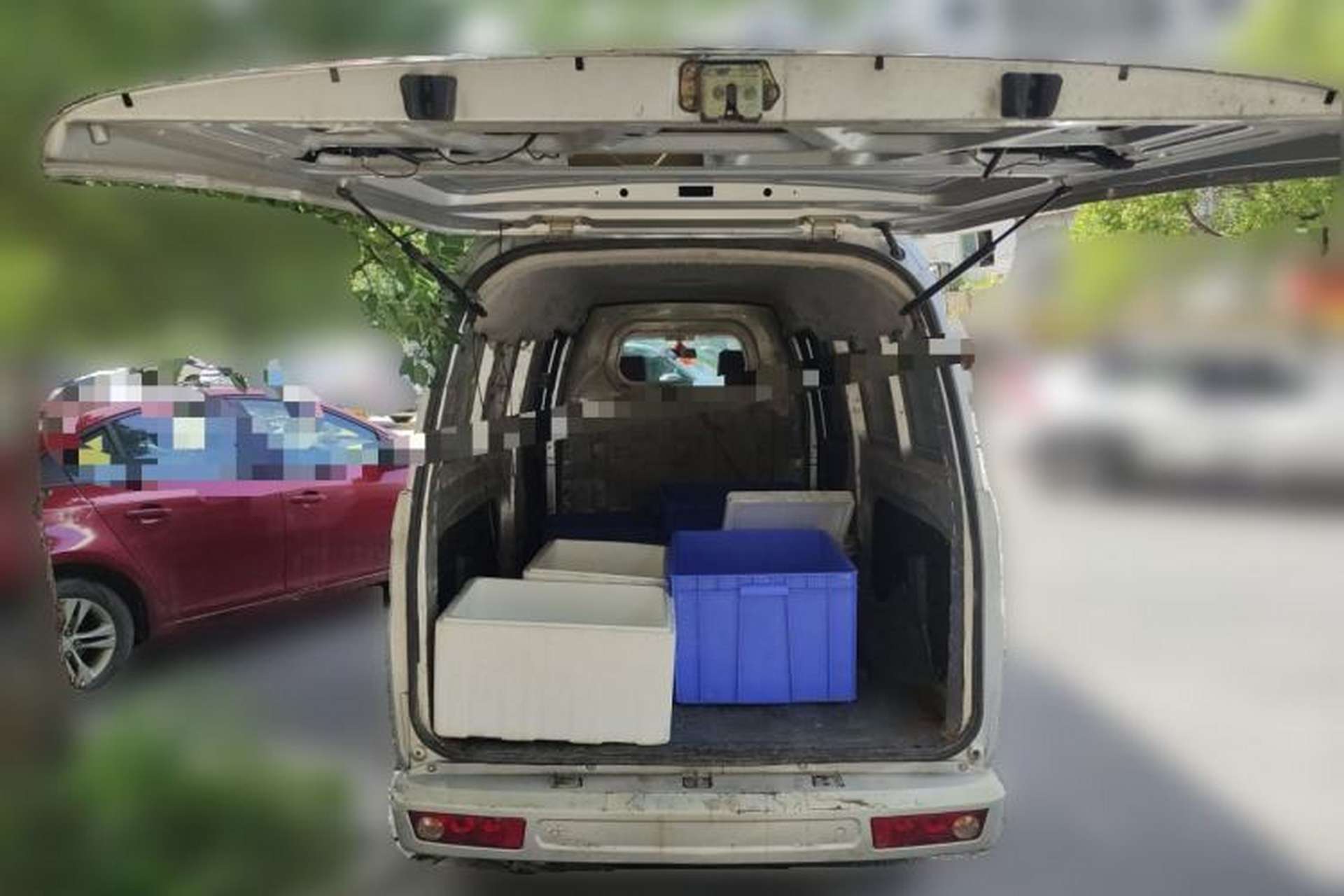 Used Karry Youyou EV 2019 Revised Version Comfortable Type SQR5032 Trunk