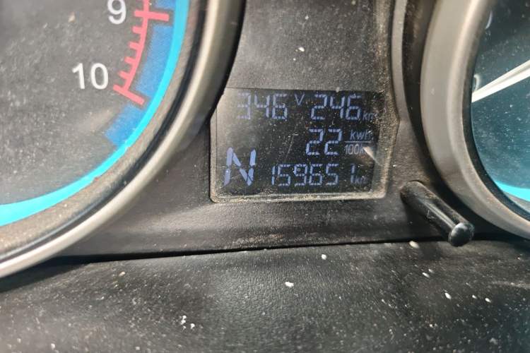 Used Karry Youyou EV 2019 Revised Version Comfortable Type SQR5032 Odometer Close Up