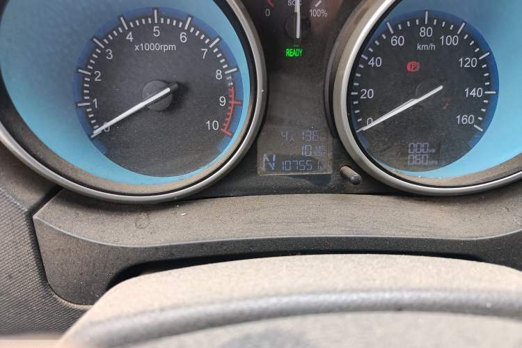 Used Karry Youyou EV 2020 Van Model SQR5037 Odometer Close Up