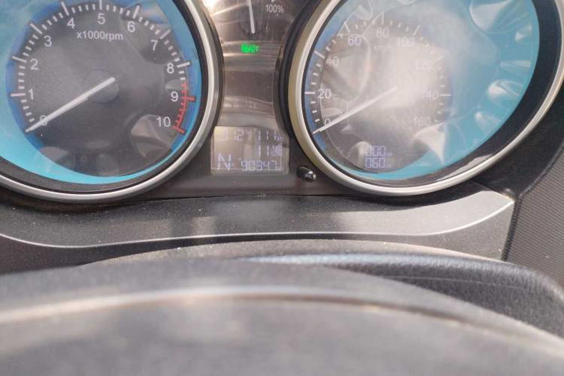 Used Karry Youyou EV 2021 Van Model SQR5037 Odometer Close Up