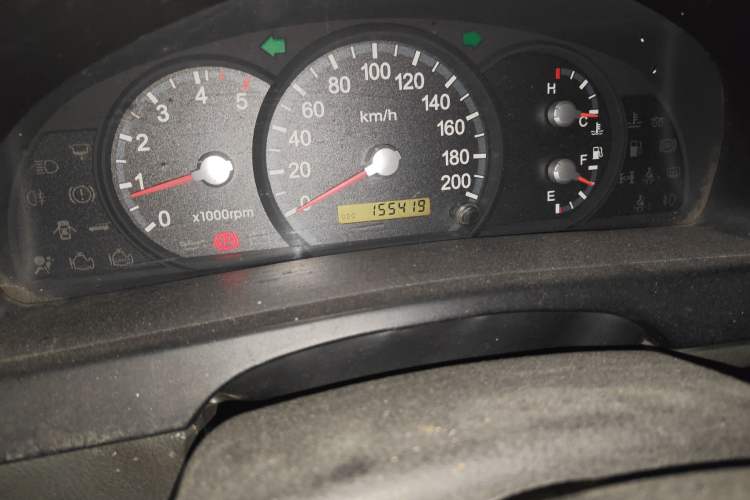 Used Kawei K1 2014 3.2T Two-Wheel Drive Comfort Trim Odometer Close Up