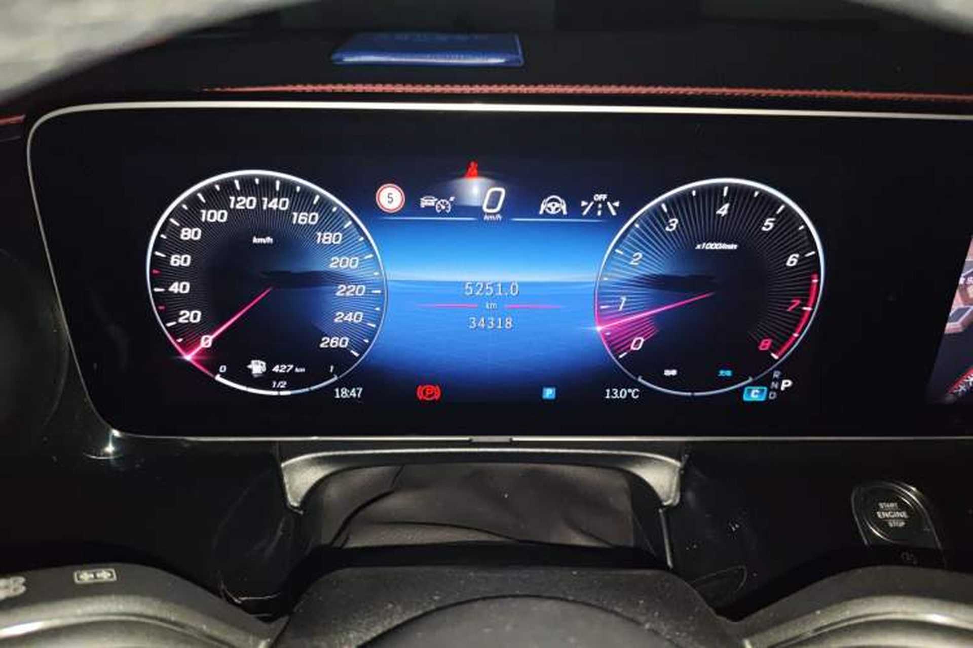 Used KEDE Everest 2025 2.0T Summit MH7 Business Edition Odometer Close Up
