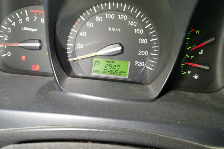 Used Kia 2008 European-style 1.6 AT GL Odometer Close Up