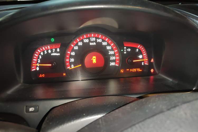 Used Kia Borrego 2008 3.8L Luxury Edition China IV Odometer Close Up