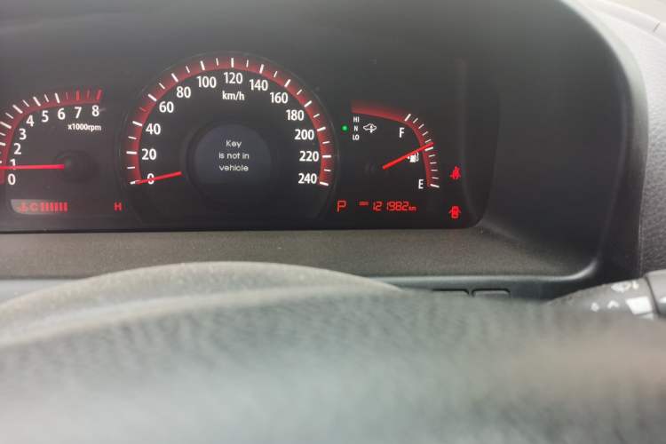 Used Kia Borrego 2008 3.8L Luxury Edition China IV Odometer Close Up