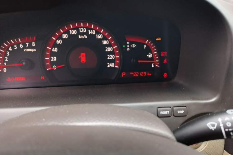 Used Kia Borrego 2008 3.8L Luxury Edition China IV Odometer Close Up