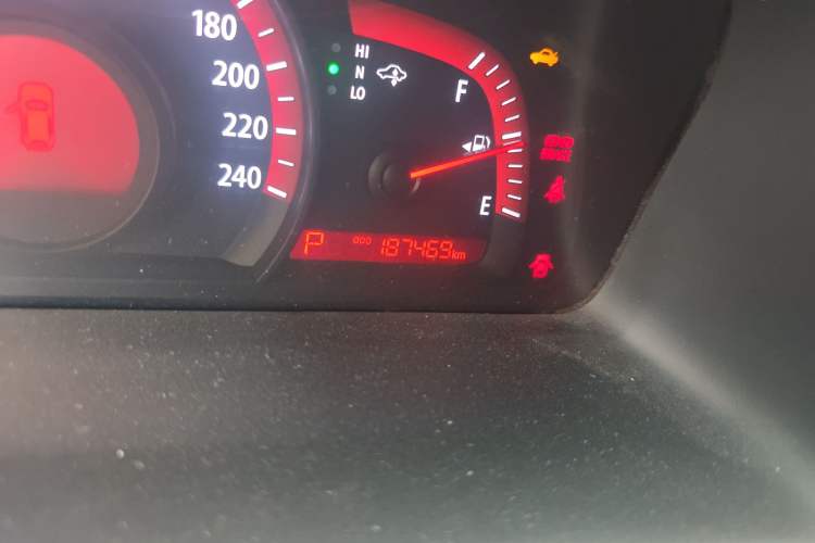 Used Kia Borrego 2013 3.8L Luxury Edition China V standard Odometer Close Up