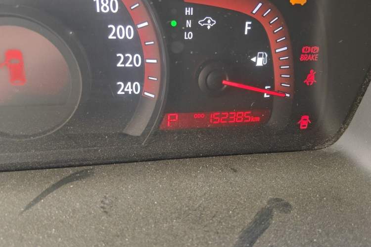 Used Kia Borrego 2015 3.8L Luxury Edition China IV Odometer Close Up