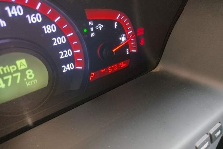 Used Kia Borrego 2015 3.8L Luxury Edition China IV Odometer Close Up