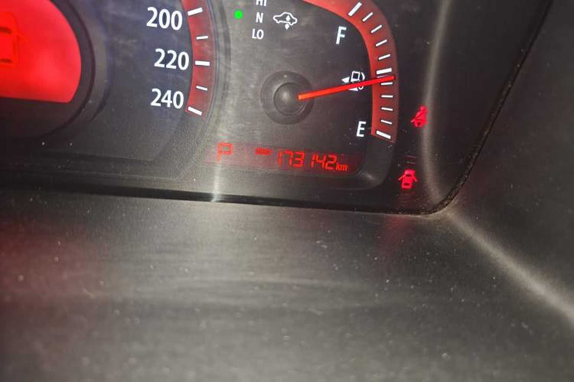 Used Kia Borrego 2015 3.8L Luxury Edition China IV Odometer Close Up