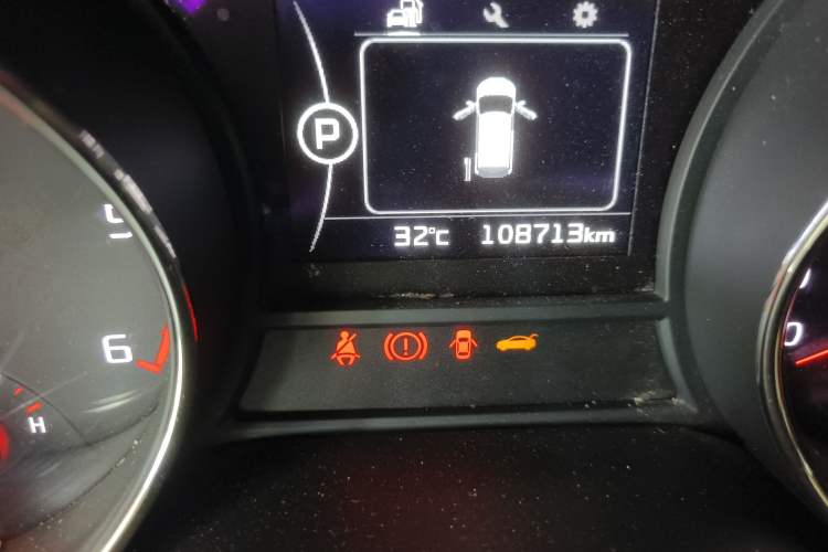 Used Kia Carnival 2017 2.2T Luxury Edition China V Standard Odometer Close Up