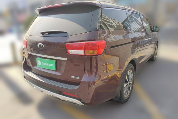 Used Kia Carnival 2017 2.2T Flagship Edition China V Standard Rear Right 45 Deg