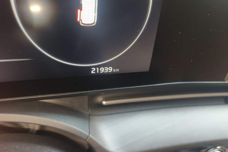 Used Kia Carnival 2021 2.0T Flagship Edition Odometer Close Up