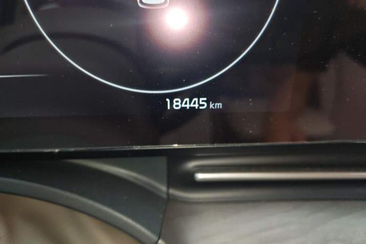 Used Kia Carnival 2021 2.0T Luxury Tech Edition Odometer Close Up
